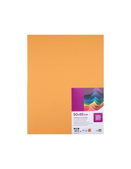 Cartulina liderpapel 50x65 cm 240g/m2 avellana...