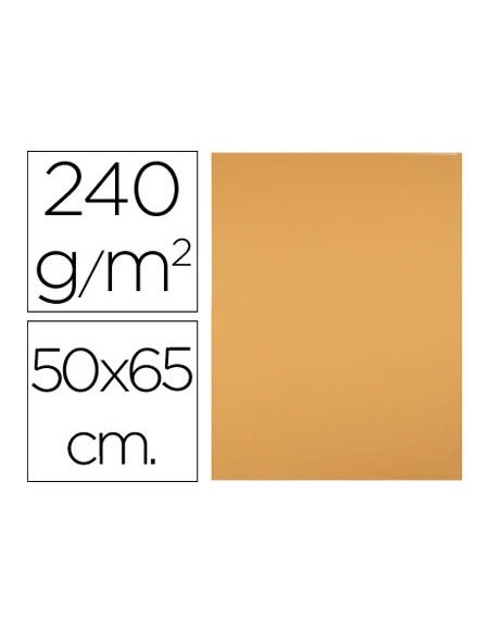 Cartulina liderpapel 50x65 cm 240g/m2 avellana...