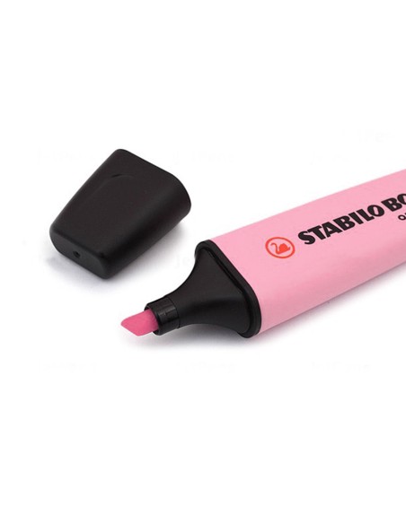 Rotulador stabilo boss pastel fluorescente 70 rubor rosa