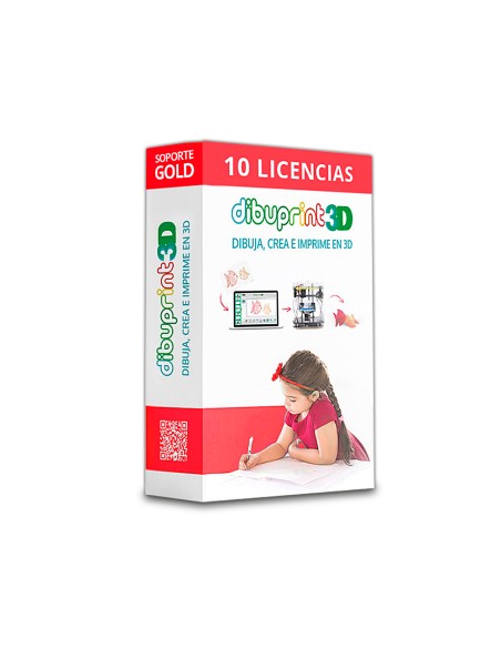 Dibuprint 3d colido software small soporte gold 8x5 licencias 10