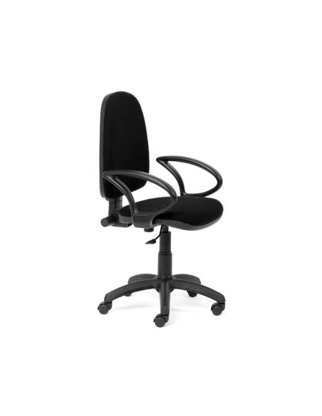 Silla rocada con brazos color negro diametro...