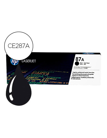 Toner hp laserjet cf287a m506 / mfp m527 negro 9000 pag