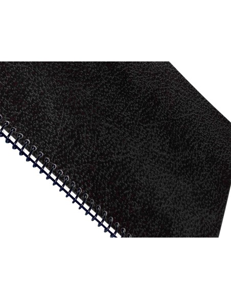 Tapa encuadernacion liderpapel carton a3 1mm negra paquete de 50 unidades