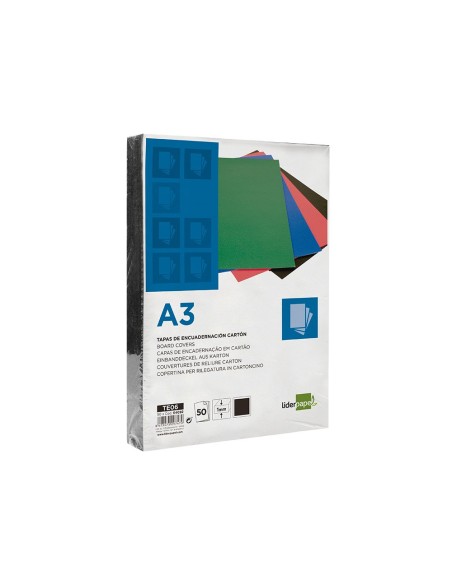 Tapa encuadernacion liderpapel carton a3 1mm...