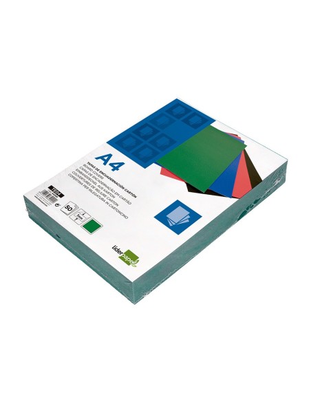 Tapa encuadernacion liderpapel carton a4 1mm...