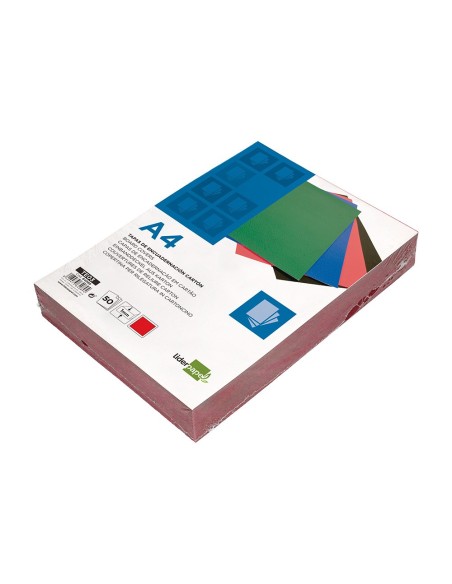 Tapa encuadernacion liderpapel carton a4 1mm...