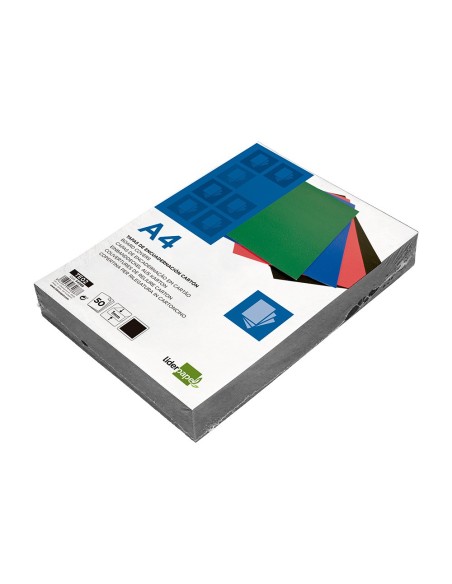 Tapa encuadernacion liderpapel carton a4 1mm...
