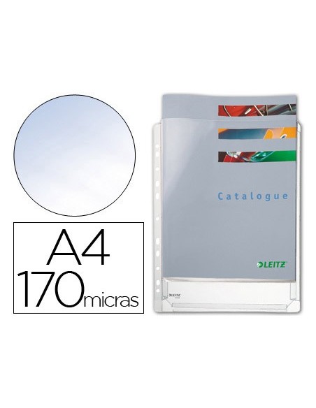 Funda multitaladro esselte din a4 pvc 170 mc...