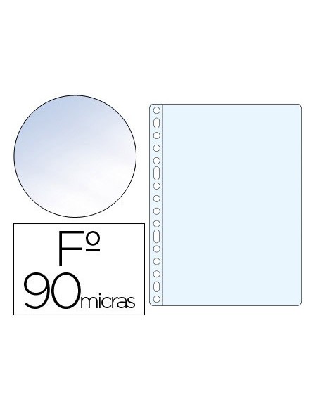 Funda multitaladro saro folio 90 mc pvc cristal...