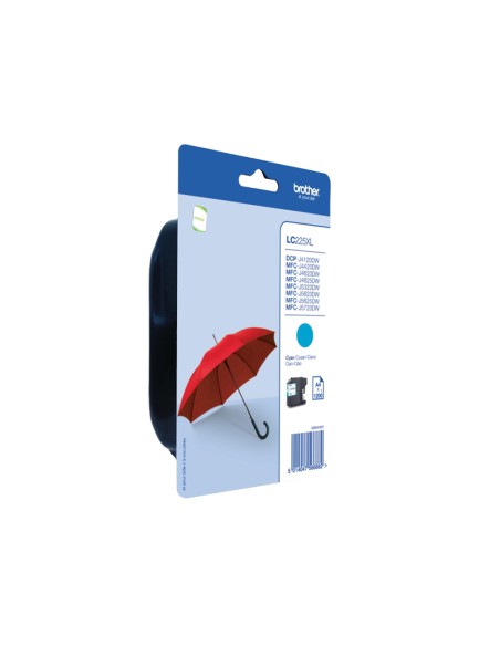 Ink-jet brother lc-225xlcbp mfc-j 4420 dw / mfc-j 5620 dw cian alta capacidad 1200 pag