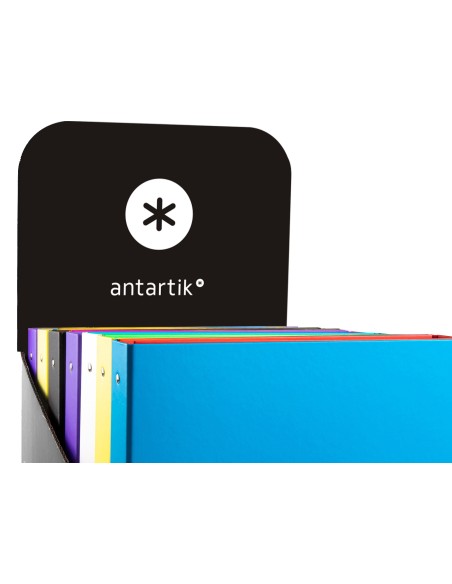 Carpeta antartik a4 forrada 4 anillas 25 mm...