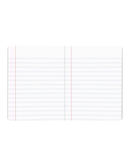 Libreta liderpapel scriptus a5 plus 48 hojas 90g/m2 rayado montessori 5mm con margen colores surtidos