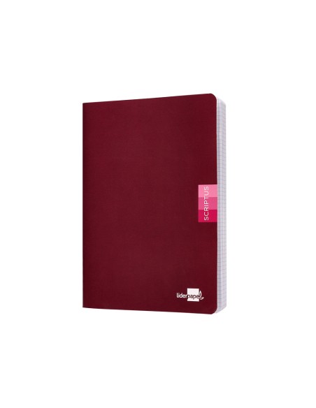 Libreta liderpapel scriptus a5 plus 48 hojas 90g/m2 rayado montessori 5mm con margen colores surtidos