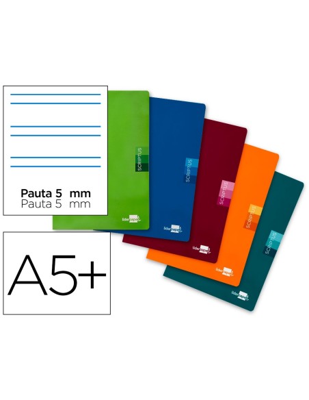 Libreta liderpapel scriptus a5 plus 48 hojas...