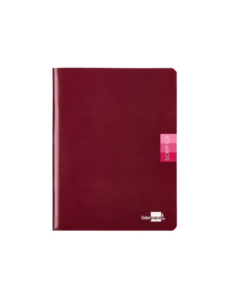 Libreta liderpapel scriptus a5 plus 48 hojas 90g/m2 rayado montessori 3,5mm con margen colores surtidos