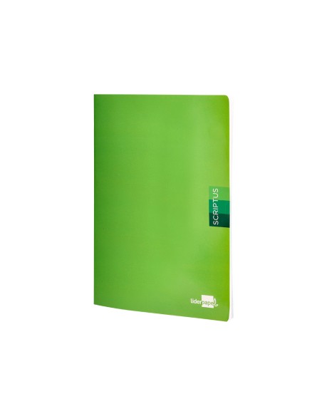 Libreta liderpapel scriptus a4 48 hojas 90g/m2 cuadro 5mm con margen colores surtidos