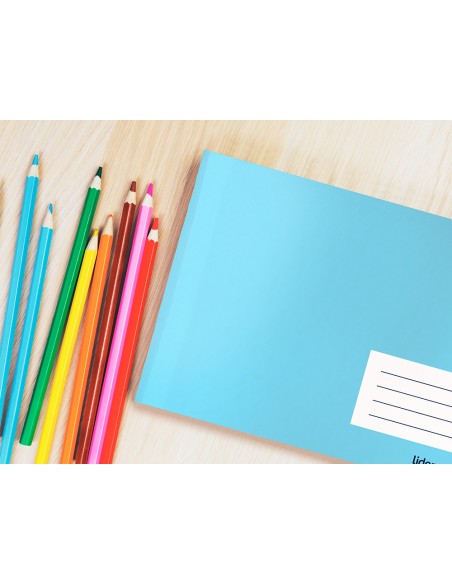 Libreta liderpapel write a5 apaisada 32h 60g/m2 cuadro 3 mm con margen