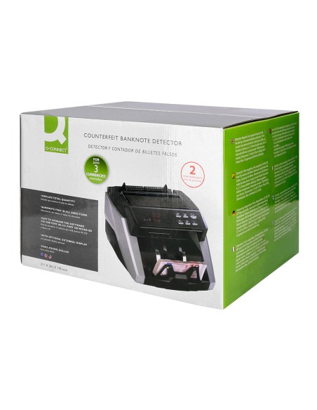 Detector y contador q-connect de billetes falsos profesional avanzado