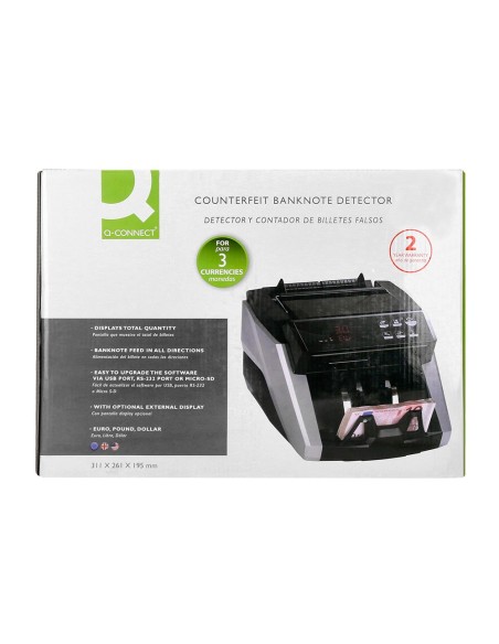 Detector y contador q-connect de billetes...