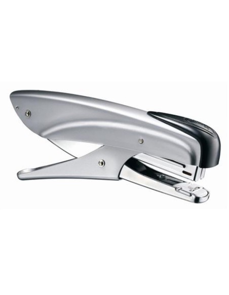 Grapadora maped universal metalica de tenaza capacidad 20 hojas usa grapas 26/6 en blister