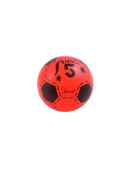 Balon amaya de futbol pvc decorado super 5 diametro 220 mm