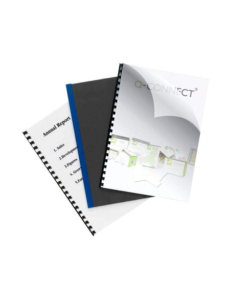 Tapa de encuadernacion q-connect pvc din a4...