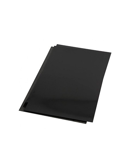Tapa de encuadernacion q-connect pvc din a4 opaca negra 180 micras caja de 100 unidades