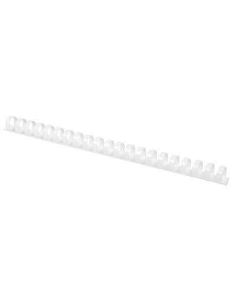 Canutillo q-connect redondo 18 mm plastico blanco capacidad 160 hojas caja de 50 unidades
