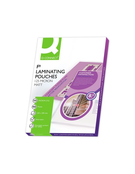 Bolsa de plastificar q-connect 325 x 220 mm 125...