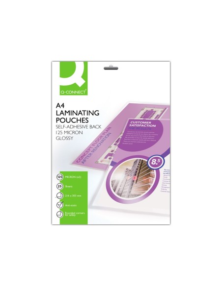 Bolsa de plastificar q-connect 303 x 216 mm 125...