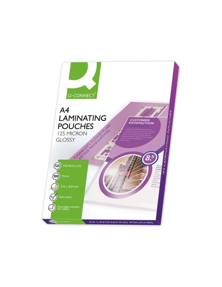 Bolsa de plastificar q-connect 303 x 216 mm 125...