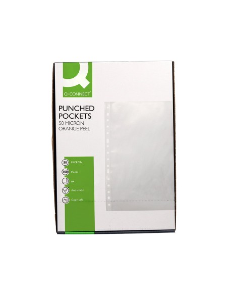 Funda multitaladro q-connect din a4 50 mc piel...