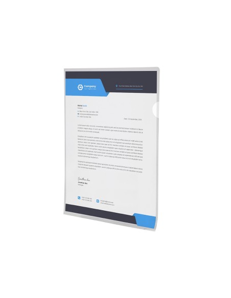 Carpeta dossier uñero plastico q-connect din a4...
