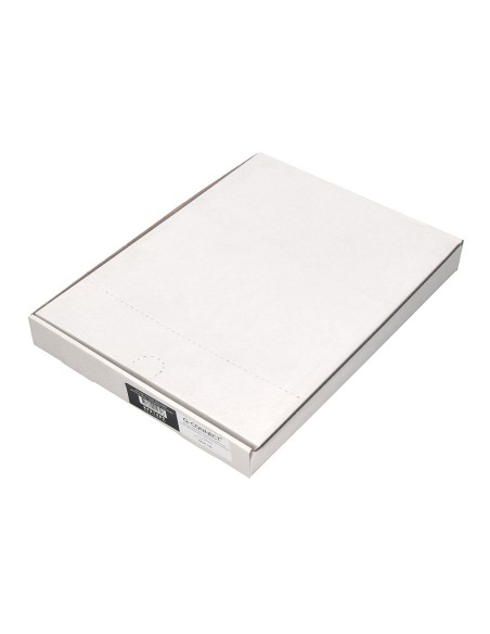 Carpeta dossier uñero plastico q-connect din a4 120 micras amarilla caja de 100 unidades