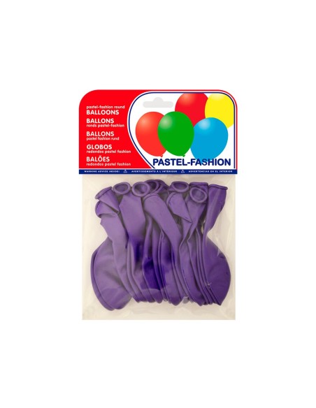 Globo 100% latex biodegradable pastel lila...