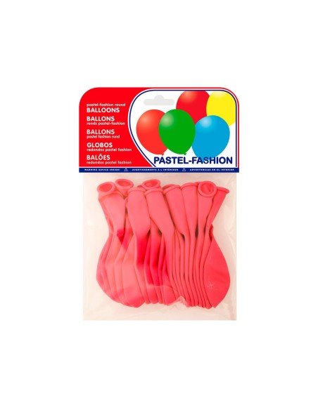Globo 100% latex biodegradable pastel fucsia...
