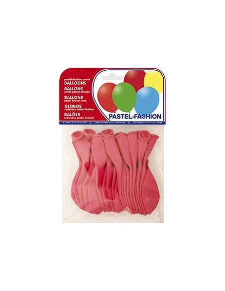 Globo 100% latex biodegradable pastel fucsia...