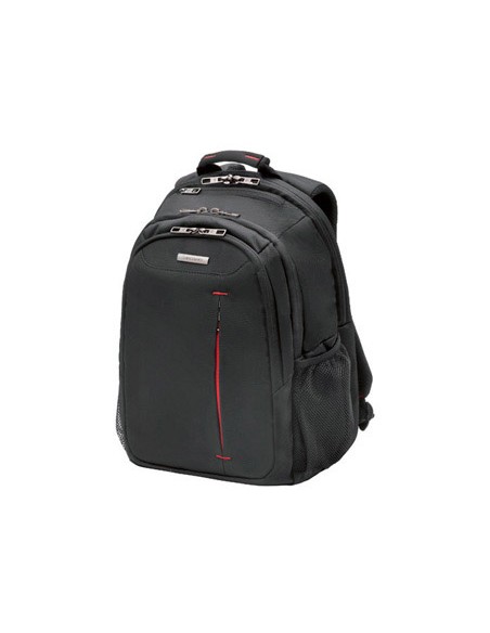 Mochila para portatil samsonite guardit 14\" color negro con asa 4 bolsillos exteriores 180x290x400 mm
