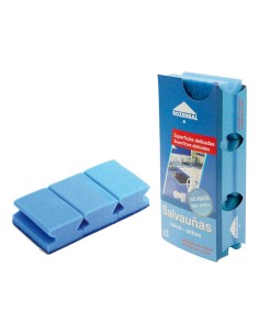 Estropajo salvauñas azul...