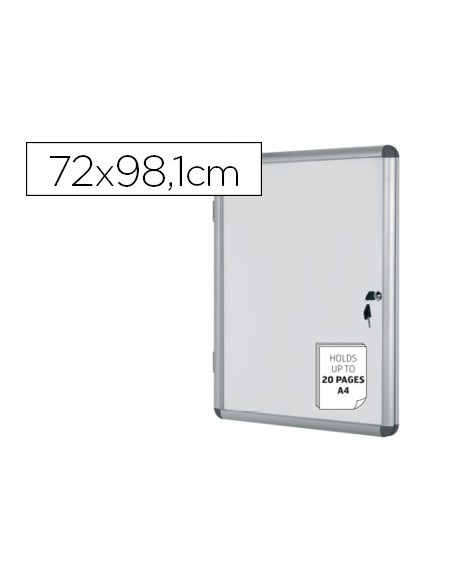 Vitrina de anuncios bi-office fondo magnetico...