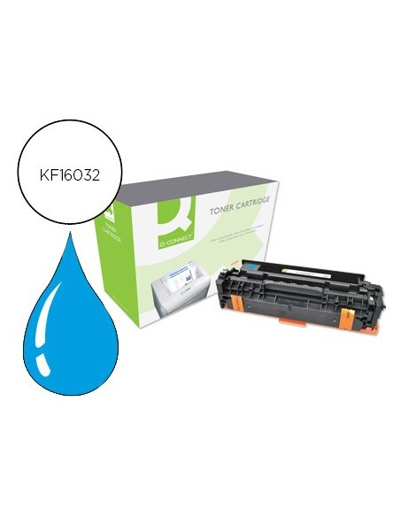 Toner q-connect compatible hp ce411a color...