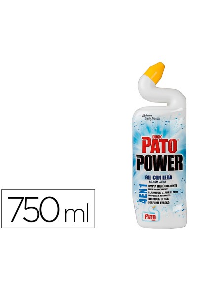 Limpiador de inodoro pato formula 4 en uno gel...