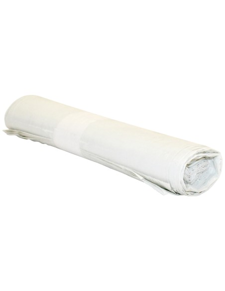Bolsa basura industrial blanca 85x105cm galga 110 rollo de 10 unidades