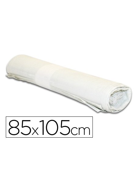 Bolsa basura industrial blanca 85x105cm galga...