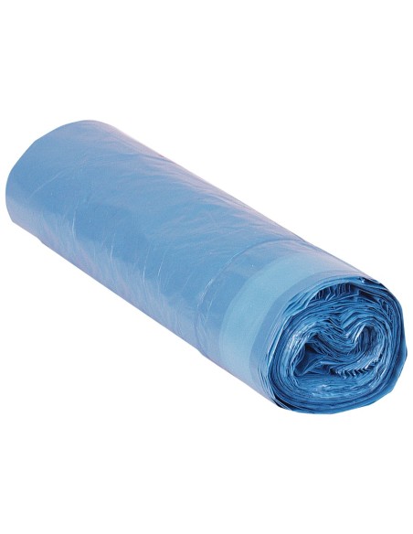 Bolsa basura domestica azul 52x60cm galga 70...