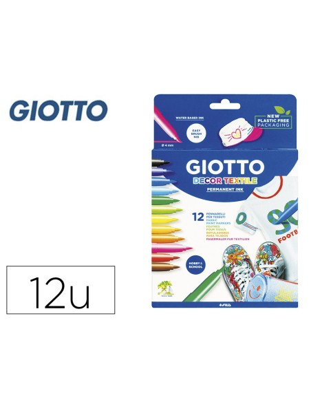 Rotulador giotto decor textile para camisetas...