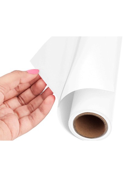 Rollo adhesivo liderpapel unicolor blanco...