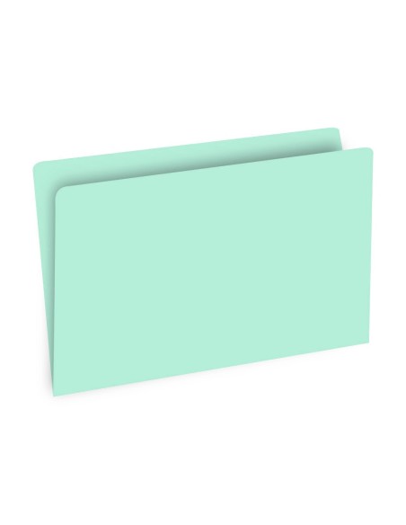 Subcarpeta cartulina gio folio verde pastel 180...