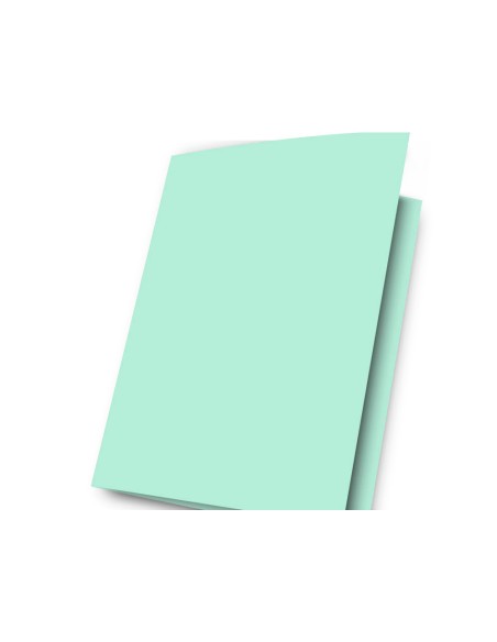 Subcarpeta cartulina gio folio verde pastel 180 g/m2