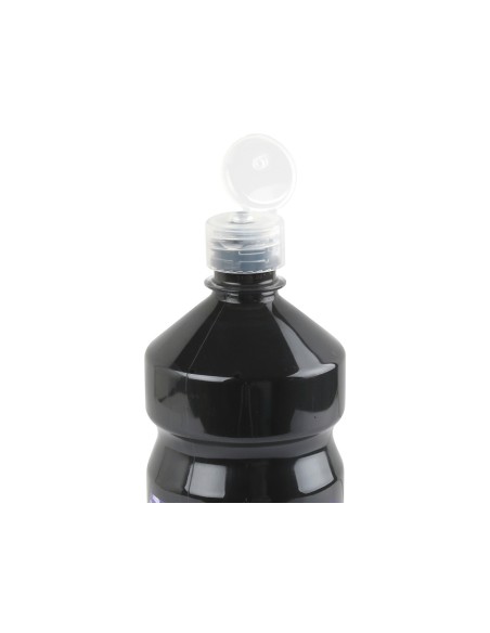 Tempera liquida liderpapel escolar 1000 ml negro